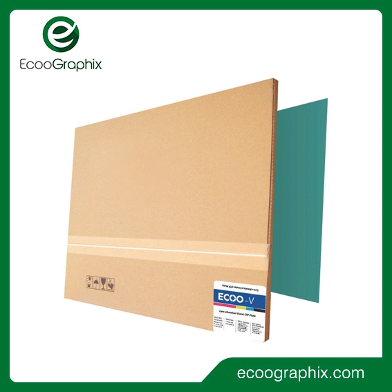 De Plaat van Ecoographixviolet photopolymer digital offset printing
