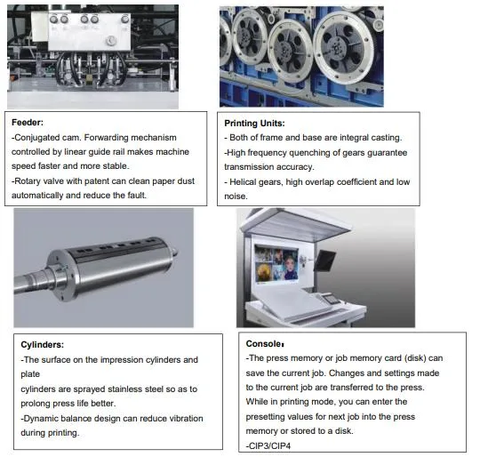Ecoographix Vier van de het Tijdschriftcompensatie van het Kleurenboek de Drukmachine