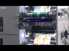 UV Flexo Etiketten Drukpers 310mm Met Stansstation