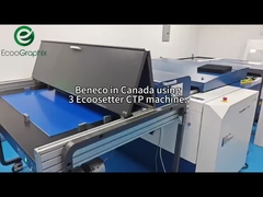 Twee EcooSetter automatische thermische CTP-platenmaakmachines in Canada