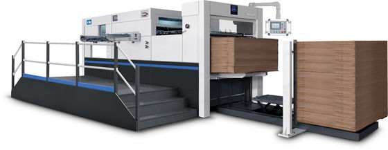 Flatbed paper die cutting machine Afvalverwijdering