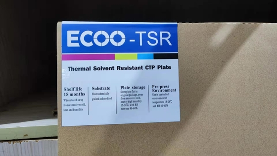 Positieve thermische CTP-plaat Hoge gevoeligheid Dubbellaags UV-inkt geschikt