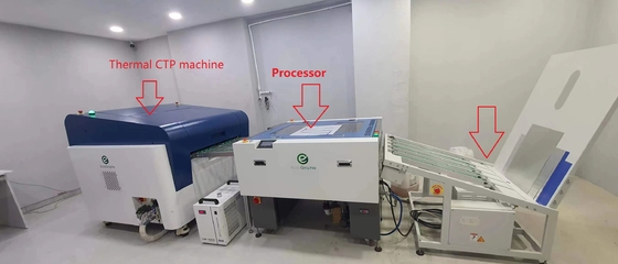 A2 de Drukprepress van de Grootte Automatisch Compensatie Systeem met Thermische CTP Machine