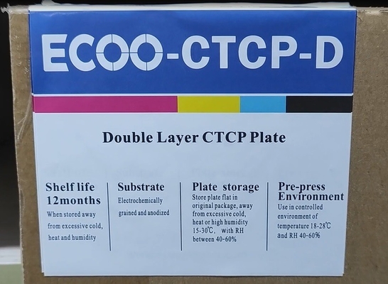Ctcp / UV-plaat Aluminium dubbellaags UV-bestendig voor offsetdruk