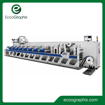 Flexo-etikettendrukmachine Hoge snelheid automatisch 8 kleuren
