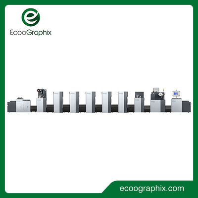 Ecoographix Multifunctionele Offset Roterende Label Drukmachine 180m/Min