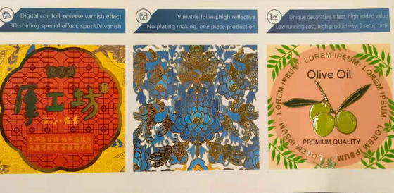Het digitale Materiaal die van de Drukverhoging en Folie het Stempelen voor Postverwerking verdwijnen