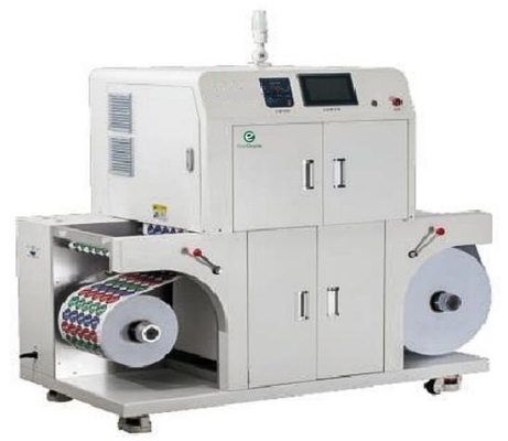 Digitale rol-naar-rol labeldrukmachine 1200X2400dpi 4 kleuren