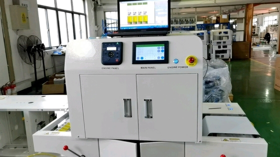 Digitale rol-naar-rol labeldrukmachine 1200X2400dpi 4 kleuren