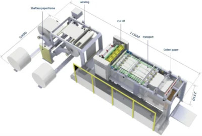 High Speed Flatbed Digital Cutter voor papierrolletjes en -platen met snijden en snoeien