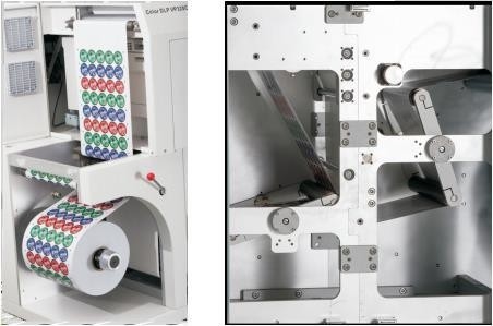Digitale labelprinter 30ft/Min 4 kleuren rol-naar-rol Makkelijk te gebruiken