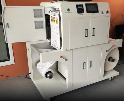 4-kleuren digitale labelprinter tot 7,26 meter/min 1200 x 2400 dpi 304 mm mediabreedte