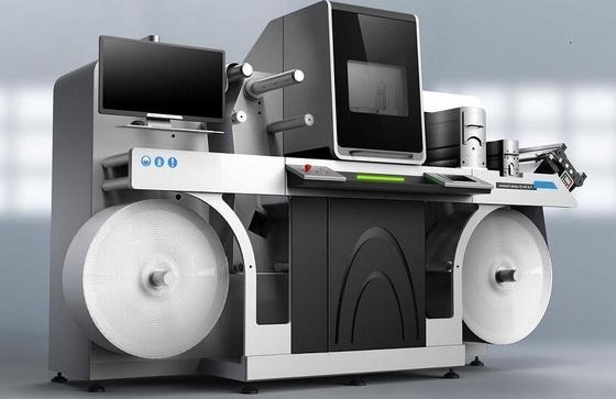 Label Digitale Inkjet Printer Press Koud stempelen En Inkjet Vernis Verbetering