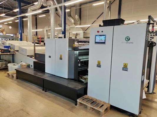 44 Kw 1060 mm Format Spot UV Lack Machine Hoog snelheid met anilox