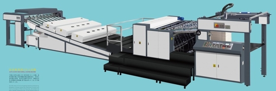 High Speed 1450 mm Format UV Spot And Overall Coating Machine Volledig automatisch