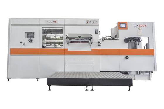 Automatische folie stempelen en slijpmachine 800X580MM 7000s/h