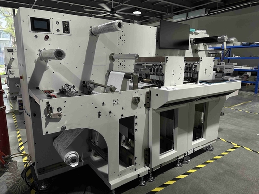 Full Servo Motor High Automatic And Digital Label Cutting Machine 40 - 350 mm Breedte