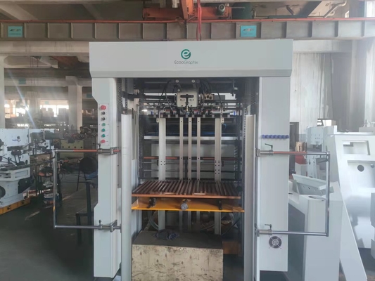 Volledig automatische platbed die snijmachine met afvalverwijdering