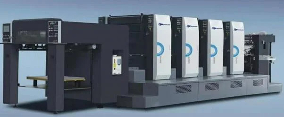 730X528mm Ecoo Vierkleurige Offset-drukmachine met CC LINK