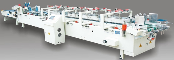 Kartonnen papierdoos maken vouwlijmmachine