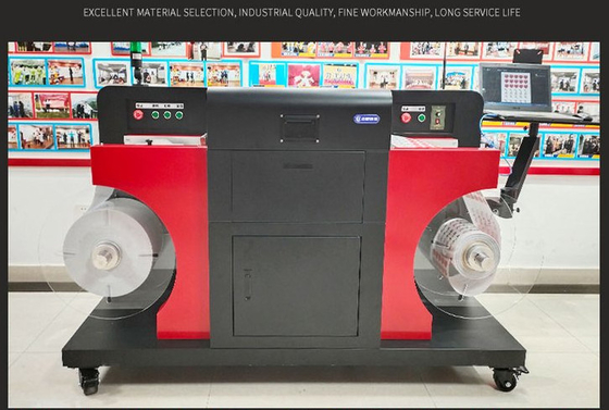 9.14 meter/min LED-droge toner Digitale laserlabelprinter