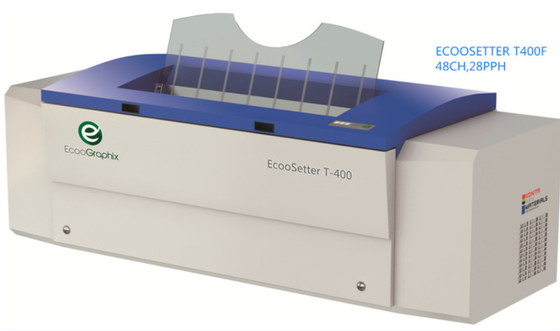 OEM 28 Kanaal A2 Grootte Thermische CTP Plaatmachine 1200dpi Gemakkelijk te gebruiken