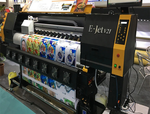 Roll To Roll Sublimatie Digitale Inkjet Textiel Drukmachine