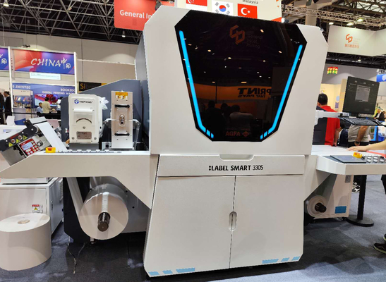 Automatische rol tot rol volkleurig digitaal label UV inkjetprinter