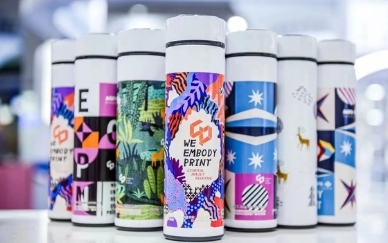 Automatische rol tot rol volkleurig digitaal label UV inkjetprinter