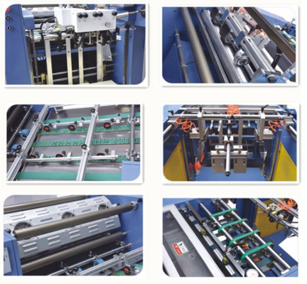 Automatische UV-lacque-coating- en glazenmachine voor karton