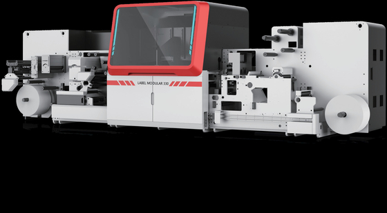 Digitale inkjet-etiketdrukmachine met 324 mm printbreedte en tot 8 kleuren