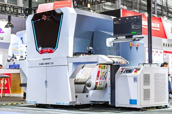 Volkleurige roll-to-roll digitale etiketten inkjetprinter