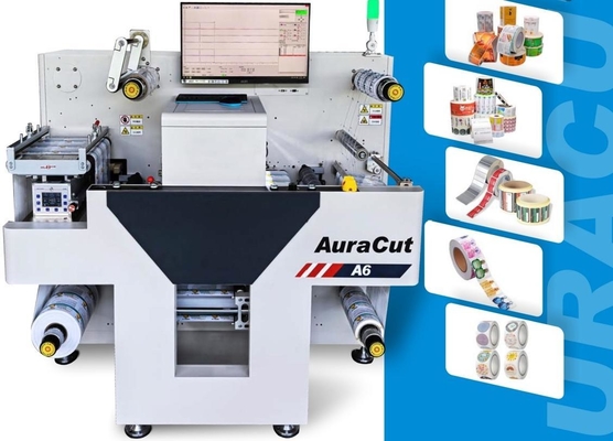 Aura Cut A6 digitale label snijder 330mm breedte 11m/min snelheid