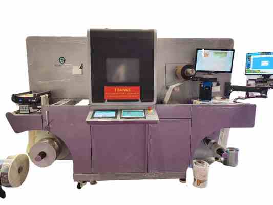 EcooSpark Digitale etiketteringsmachine met hoge resolutie 1440×360 dpi Snelle druksnelheid 60m/min en een jaar garantie