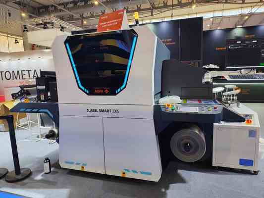 216 mm Digitale UV-labelpers met 1200*600 dpi-resolutie en 10m/min - 75m/min Druksnelheid