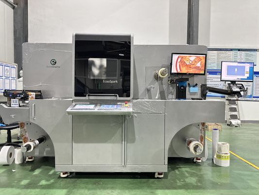 Label Digitale Verfraaiingsmachine met max. 60 m/min. Snelheid 360*360 dpi Resolutie en 10-150 micro Lacklaagdikte
