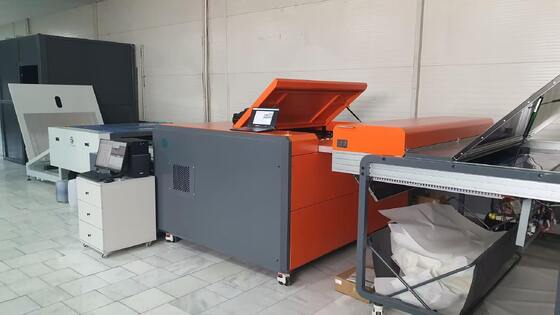 Online B1 VLF thermische CTP-plaatmachine met autoloader voor offsetdruk 1470x1180 mm bij 25 platen per uur