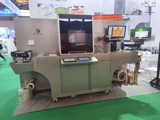 Digitaal etiket Post Press Verfraaiingsmachine EcooSpark