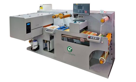 Ecoo IQ-330 Digitale op maat gemaakte etiketten afdruk- en snijmachine