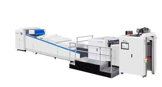 Hoge snelheid UV-lakmachine met 9500 vellen / uur, 730x1060 mm maximale plaatgrootte en teflon transportband voor papierverwerking