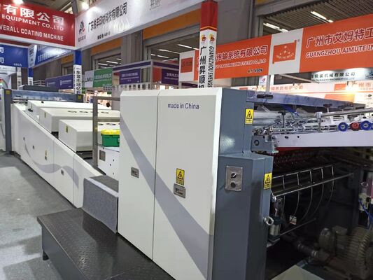 Hoge snelheid UV-lakmachine met 9500 vellen / uur, 730x1060 mm maximale plaatgrootte en teflon transportband voor papierverwerking