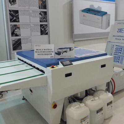 CTP-plaat ontwikkelingsmachine voor offsetprinten Kodak Agfa Cron Amsky Max. breedte 1500 mm