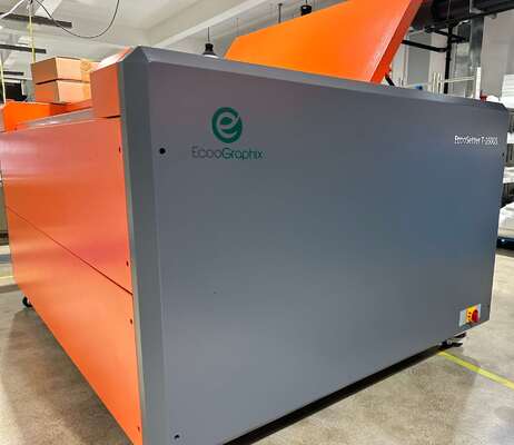 Online B1 VLF thermische CTP-plaatmachine met autoloader voor offsetdruk 1470x1180 mm bij 25 platen per uur