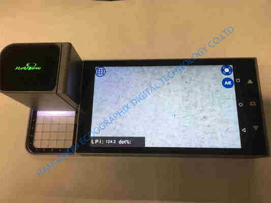 CTP Printplaat Densitometer met 720p HD LCD Touch Screen Android OS en Real-Time HD Micro Image Dots Analysis