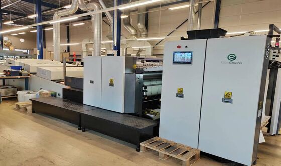 9500 sph A1 UV Spot Lacking Machine met maximale plaatgrootte 720x1060mm en dikte 80-500gsm