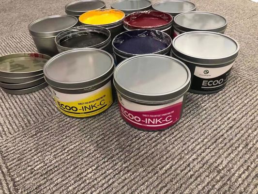 Van de Compensatiesheetfed van CMYK de snel Droge UVDrukinkten 2.5kgs/Tin