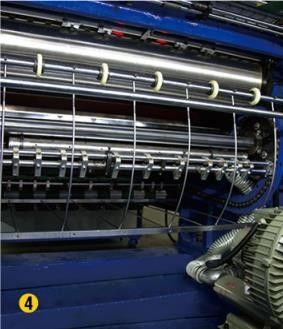 Automatische fluit lamineermachine voor golfkarton