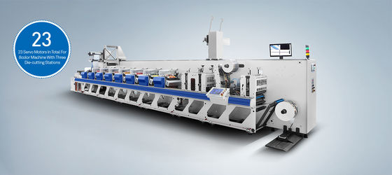 180m/min servo Gecontroleerde Modulaire Flexo-Drukmachine