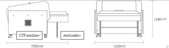 A2b2 64CH Ctp Plaat die Machine 2400dpi voor Krantendruk maken