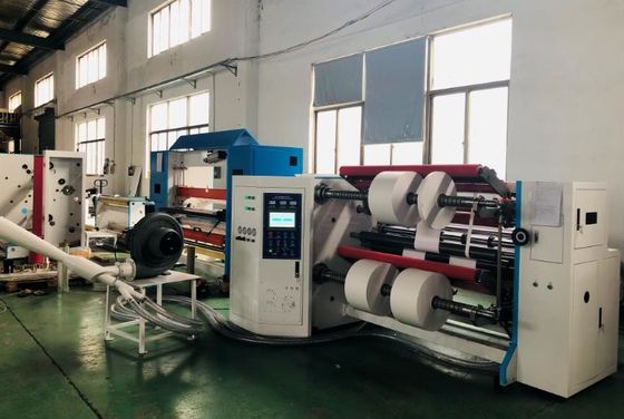 Kleverige Etiket Thermische Document Snijmachine Rewinder 300m/min